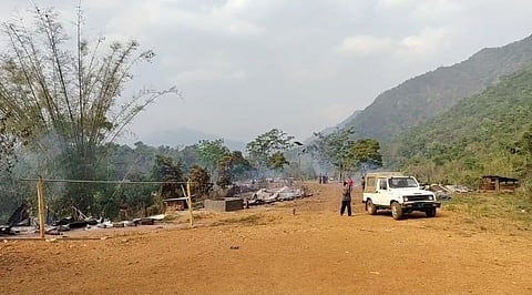 Several Kuki-Zo organisations, including Kuki Inpi Manipur and Kuki Students’ Organisation, condemned the incident and demanded immediate rebuilding of the two villages