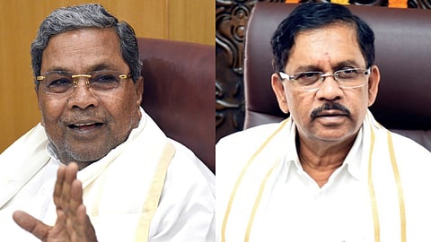 Karnataka CM Siddaramaiah, HM G Parameshwara 