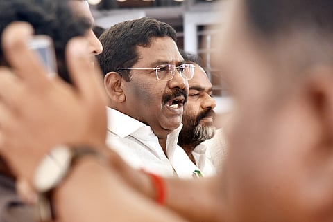 MLA M. Sinthanai Selvan (VCK) condemned the decision to allow lighting the Deepam on the Deepathoon stone pillar instead of the usual Uchipillaiyar temple.