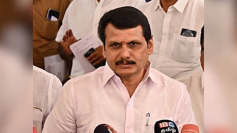 DMK leader and Tamil Nadu minister V Senthil Balaji.