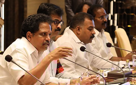 MP SU Venkatesan said the railway has started transliterating Hindi words in Tamil and English instead of a translation, which is in violation of the Official Languages Act 