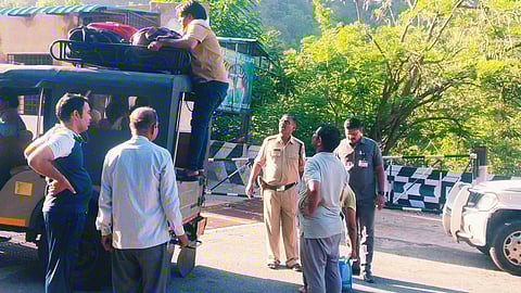 Security has been significantly bolstered around the temple and at the GNC tollgate, the entry point to the temple town. 