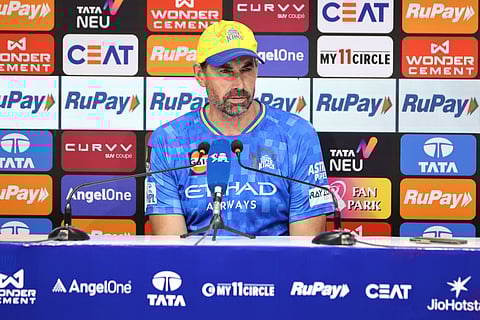 Chennai Super Kings head coach Stephen Fleming 
