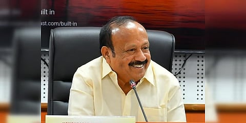 Minister for Agriculture M R K Panneerselvam