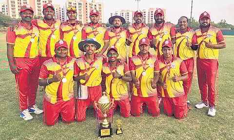 The Karnataka team defeated Punjab by 5 runs at Kadarpur, Haryana on April 24
