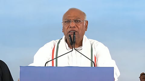 Congress President Mallikarjun Kharge.