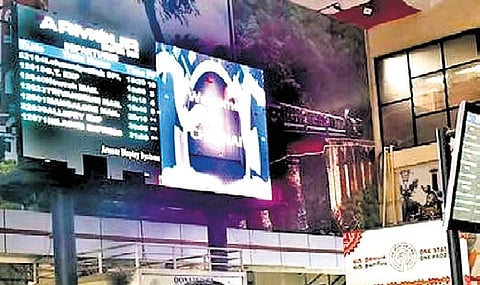 There are 96 unauthorised LED display boards.