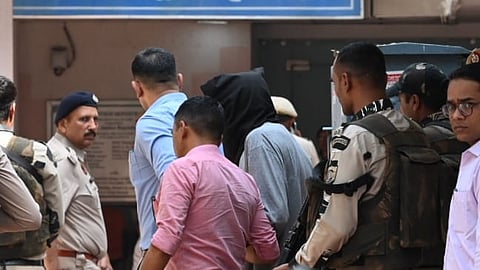 26/11 Mumbai attacks accused Tahawwur Rana brought to Patiala House court after the end of his 18-day NIA remand in New Delhi on Monday.