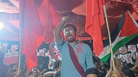 The post of President went to Nitish Kumar from AISA