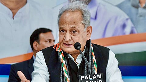Congress leader Ashok Gehlot. 