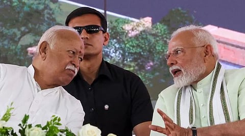 Speaking to journalists in Bhopal, the 66-year-old saffron-clad leader said such individuals continue to serve as long as they are called upon to do so.