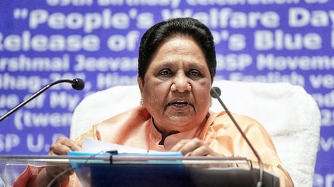 BSP supremo and former Uttar Pradesh Chief Minister Mayawati.