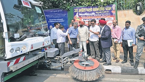 Environment Minister Manjinder Singh Sirsa in New Delhi on Thursday 