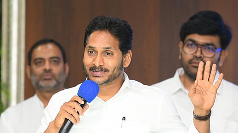 YSRCP chief  YS Jagan Mohan Reddy.