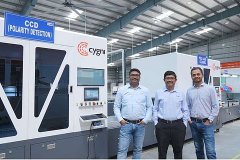 Jayesh Ranjan Inaugurating cygni energy gigafactory at Maheswaram
