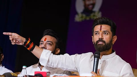 Union minister and Lok Janshakti Party chief Chirag Paswan 