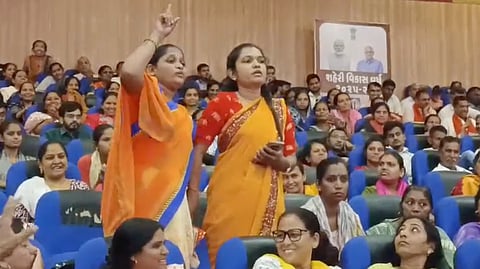 Vadodara tragedy haunts Gujarat CM’s event as mourning mothers thrown out for demanding answers