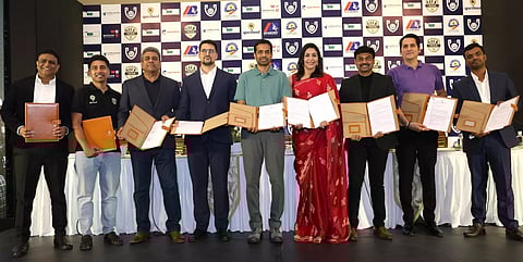 Mr Anthony Chacko (SixS); Mr Arun Nair (SportsHood); Mr Anil N (Trishe); Dr Raul Rodriguez (Woxsen University); Pullela Gopichand (Gopichand Academy); Anju Bobby George (Anju Bobby High Performance); MSK Prasad (MSK Prasad's International Cricket Academy); Dr Gaurav Sharma (Physio Karma); Ritesh Goud (Samyuktha School) 
