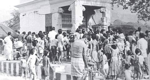 Tirupati Gangamma temple 75 years ago.