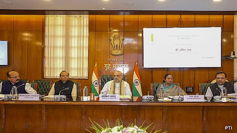 Union Home Minister Amit Shah chaired a review meeting in the national capital with Lieutenant Governor VK Saxena and Chief Minister Rekha Gupta to review the implementation of three new criminal laws in the national capital.