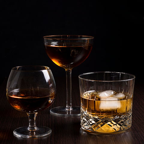 UK-made whisky, gins