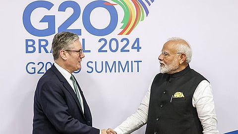 PM Modi invites UK's Keir Starmer to visit India following landmark Free Trade Agreement
