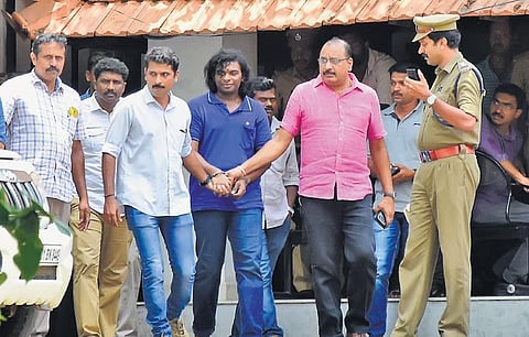 The accused Cadell Jeanson Raja being shifted from City Police Commissioner’s office to Poojapura Central Jail 