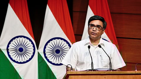 Foreign Secretary Vikram Misri addresses a press conference after India struck multiple sites inside Pakistan  under Operation Sindoor