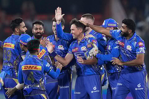 Mumbai Indians will be travelling to Ahmedabad instead of Dharamsala (File photo | AP)