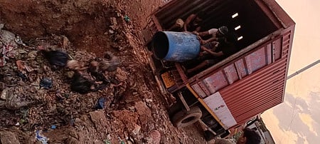 Large pits are dug to dispose of the waste. This, in turn, creates serious hygiene and environmental concerns.