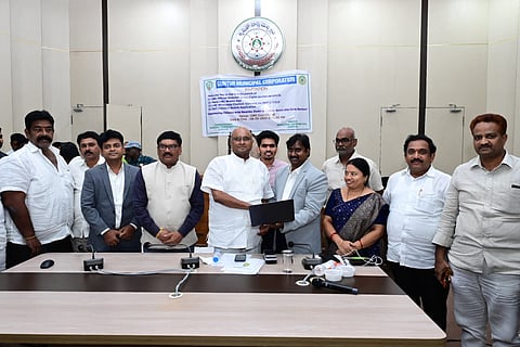 GMC Mayor K Ravindra unveiled a suite of digital services aimed at improving citizen engagement and access to municipal services on Thursday.