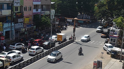 Pal company junction on the Thadagam Anaikatti Road in Coimbatore. Image used for representational purposes only.