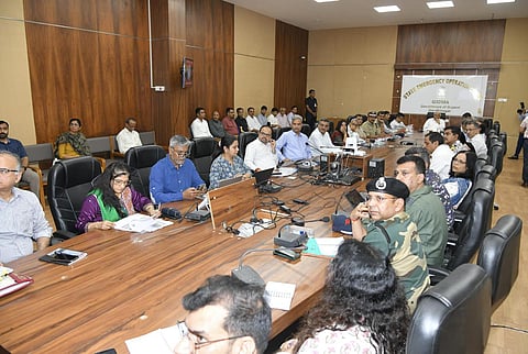 In a decisive move, Chief Minister Bhupendra Patel convened a high-level review meeting on Friday, May 9, 2025, at the State Emergency Operation Center in Gandhinagar and mapped out an aggressive security strategy in response to the volatile situation.