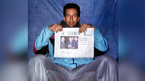 Daniel Pearl in a photograph taken by his captors.