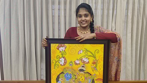 Brushstrokes from behind the closed doors 
