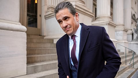 Todd Blanche, attorney for President-elect Donald Trump, departs court, Jan. 7, 2025, in New York. 

