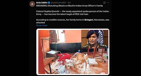 The police found that the handle belongs to @uddinanis867, who is a resident of Canada