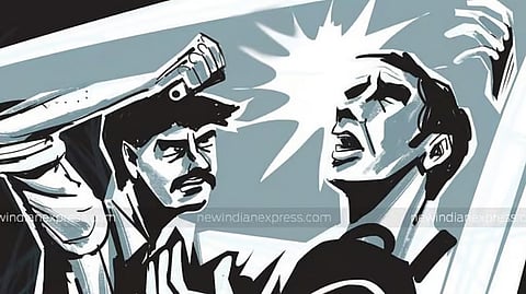 The accused auto criver chased the two youths and attacked them