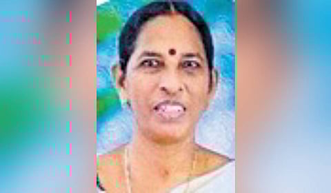 On the defensive after the audit report for 2023-24 revealed major financial  discrepancies in Thrikkakara municipality, chairperson Radhamani Pillai.