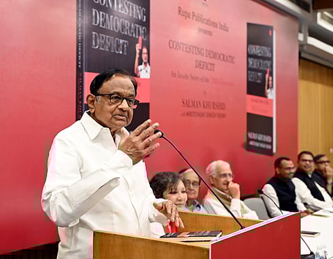 Congress leader P Chidambaram. 