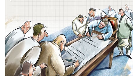 Laws after legislative play and guv assent