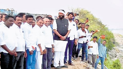Telangana's Irrigation & Civil Supplies Minister  N Uttam Kumar Reddy 