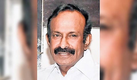 Prohibition and Excise Minister S Muthusamy 