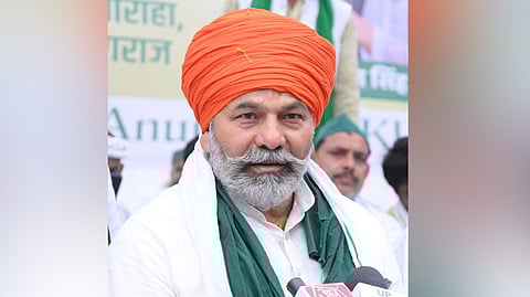 The viral post sparked protests by Tikait's followers in Muzaffarnagar and Meerut