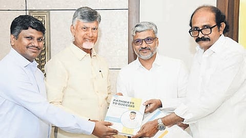 CM N Chandrababu Naidu released a book titled ‘CBN Path Ways to Success’.