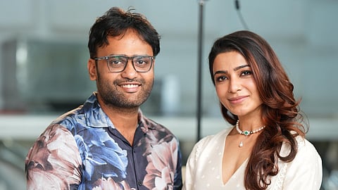 Director Praveen Kandregula along with Subham producer Samantha Ruth Prabhu