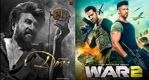 Jr NTR and Hrithik Roshan in stills from ‘War 2’ 