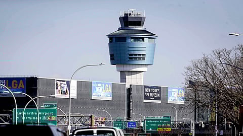 US passenger jet aborts takeoff to avoid runway collision at New York's LaGuardia Airport