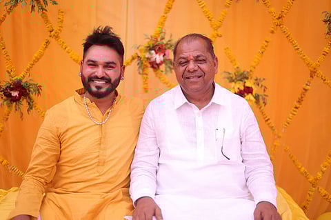 Gujarat Panchayat Raj Minister Bachu Khabad on Tuesday defended his sons, slamming the allegations as fabricated and politically motivated. 