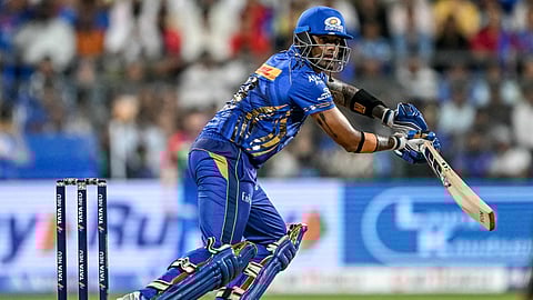 Suryakumar Yadav scored a 43-ball 73 against Delhi Capitals on Wednesday